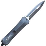 OTF(Out The Front) automatic heavy duty knife double edge blade